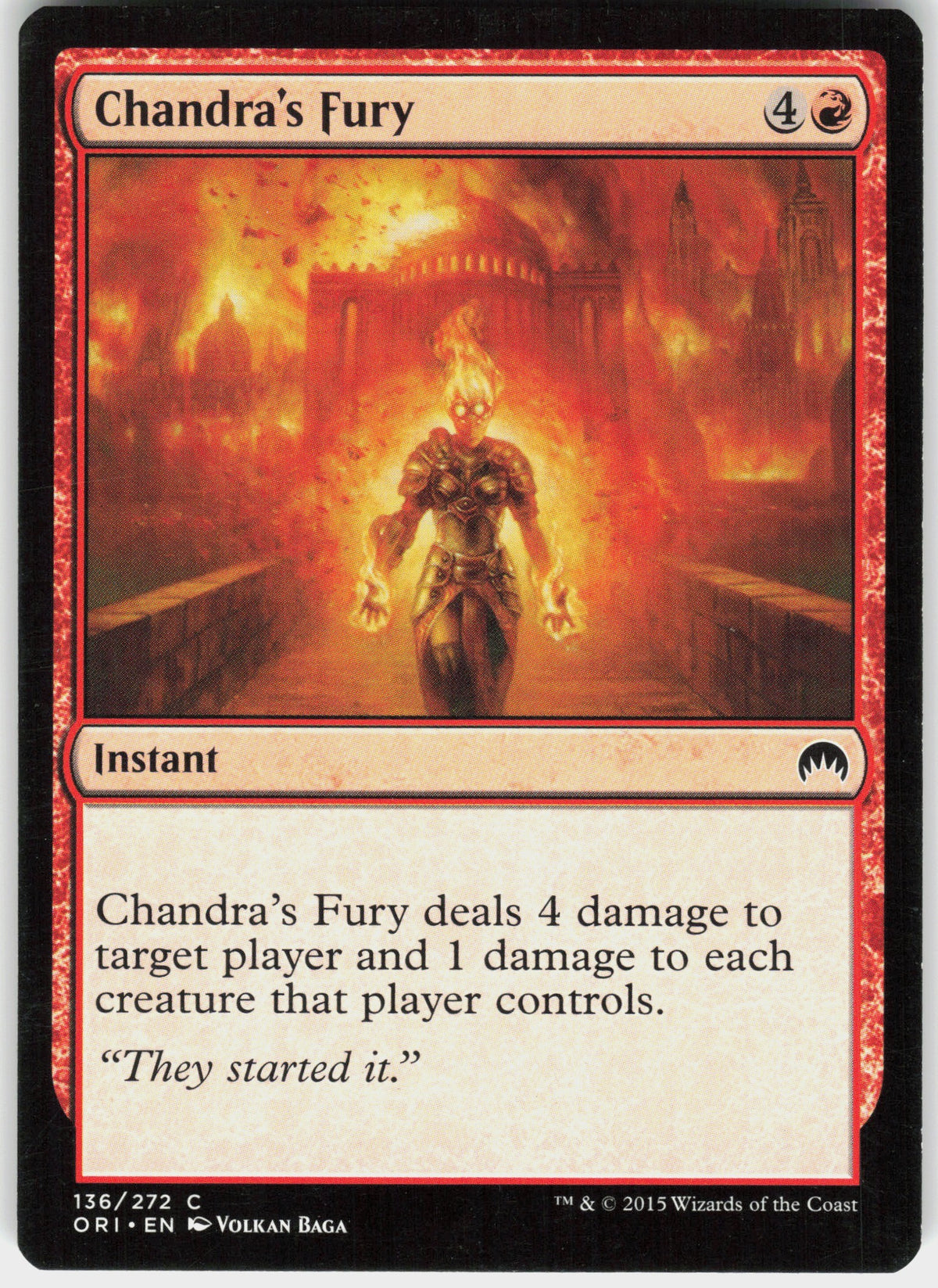 Chandra's Fury #136 NM
