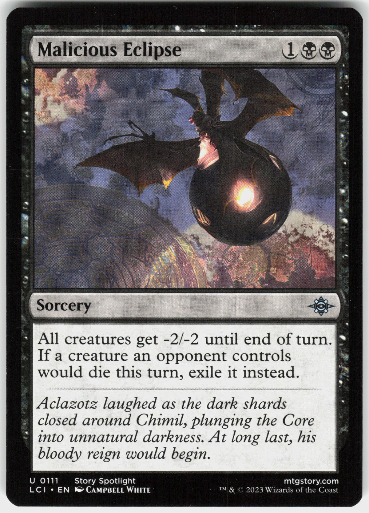 Malicious Eclipse #111 NM