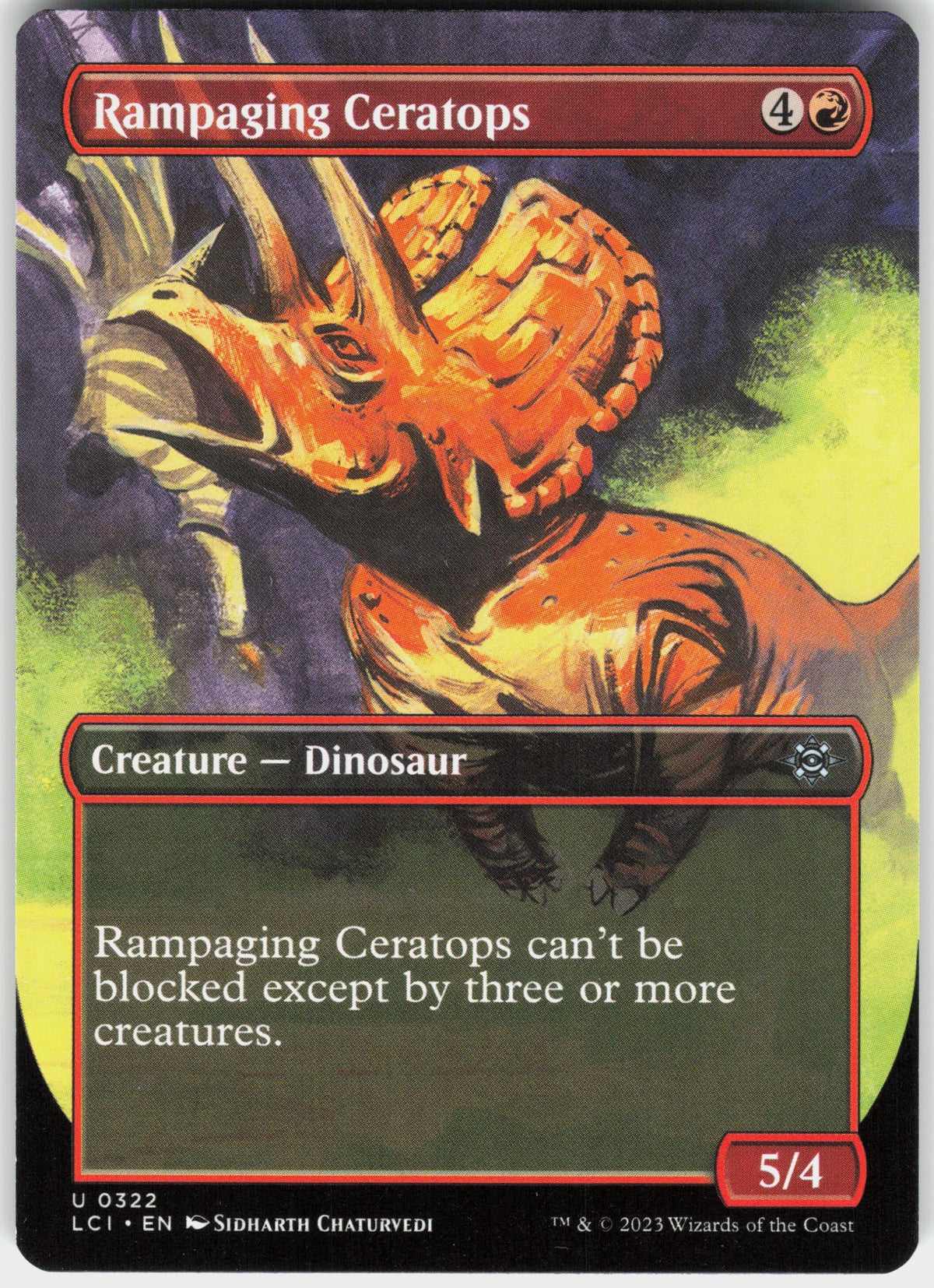 Rampaging Ceratops #322 NM