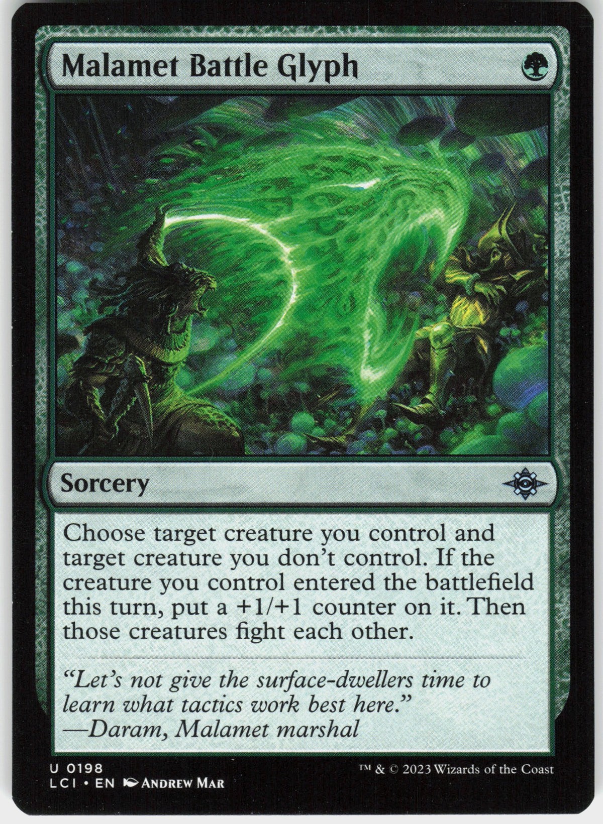 Malamet Battle Glyph #198 NM