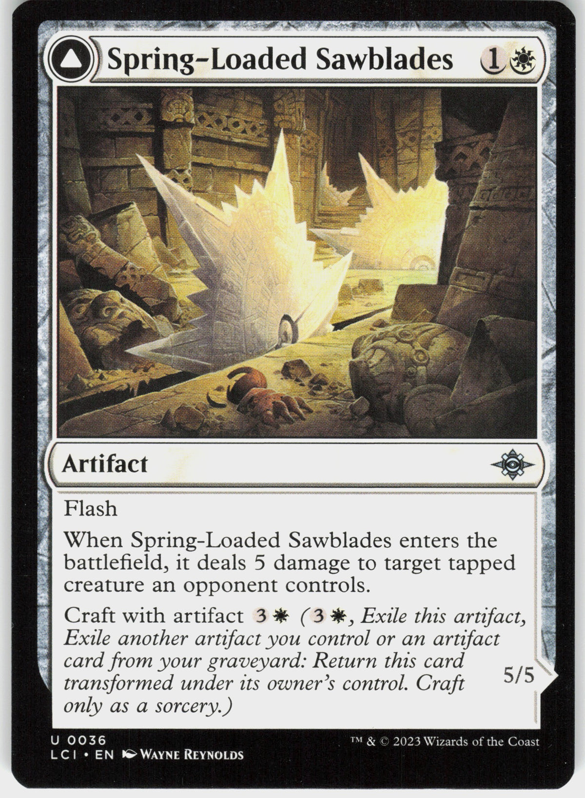 Spring-Loaded Sawblades // Bladewheel Chariot #36 NM
