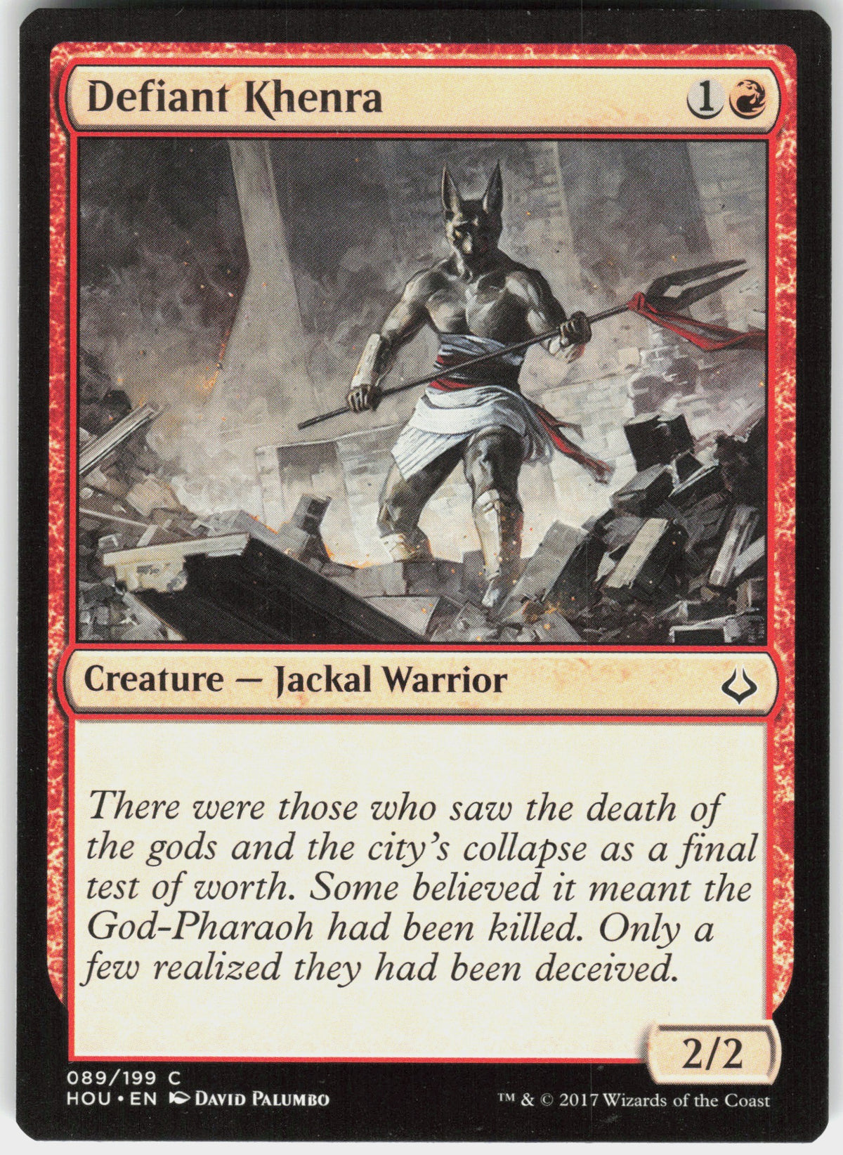 Defiant Khenra #89 NM