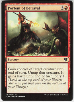 Portent of Betrayal #194 NM