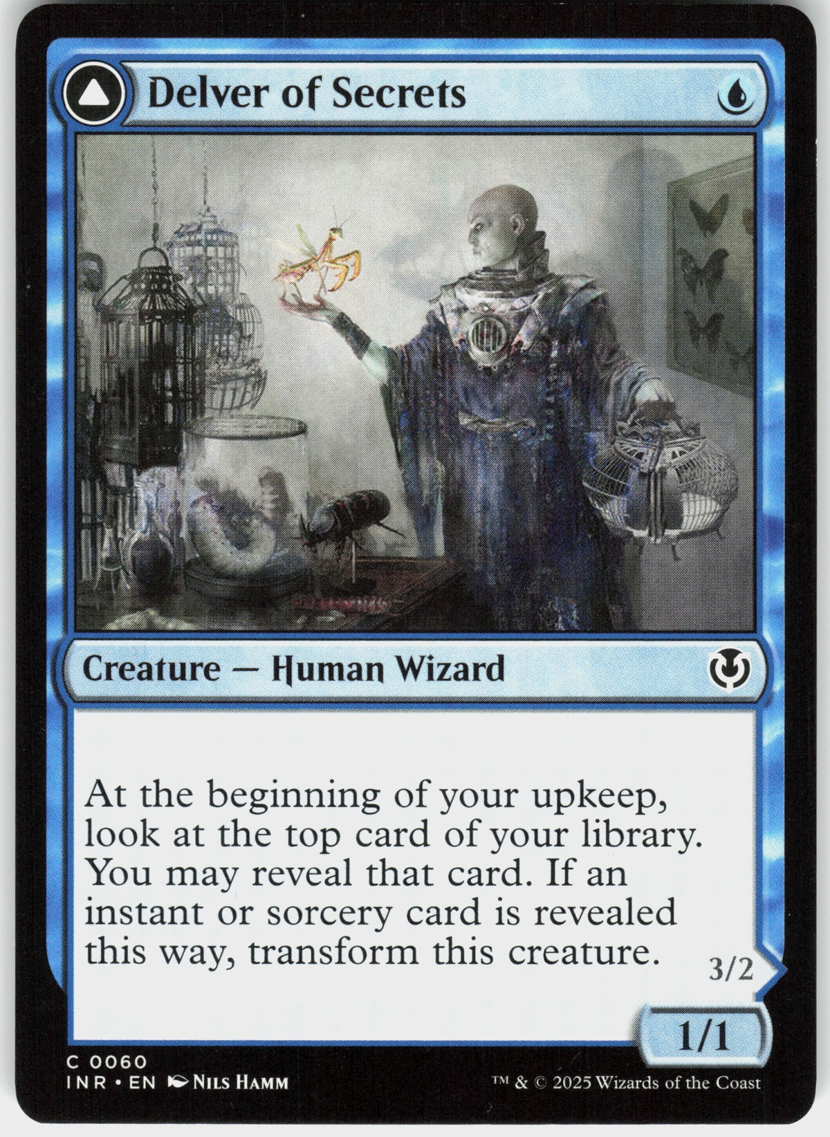 Delver of Secrets // Insectile Aberration #60 NM