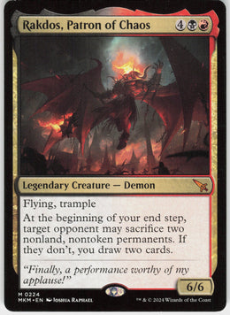 Rakdos, Patron of Chaos #224 NM