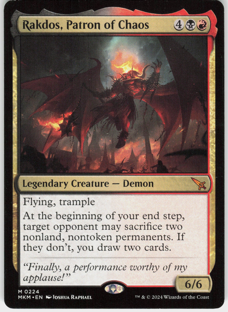 Rakdos, Patron of Chaos #224 NM