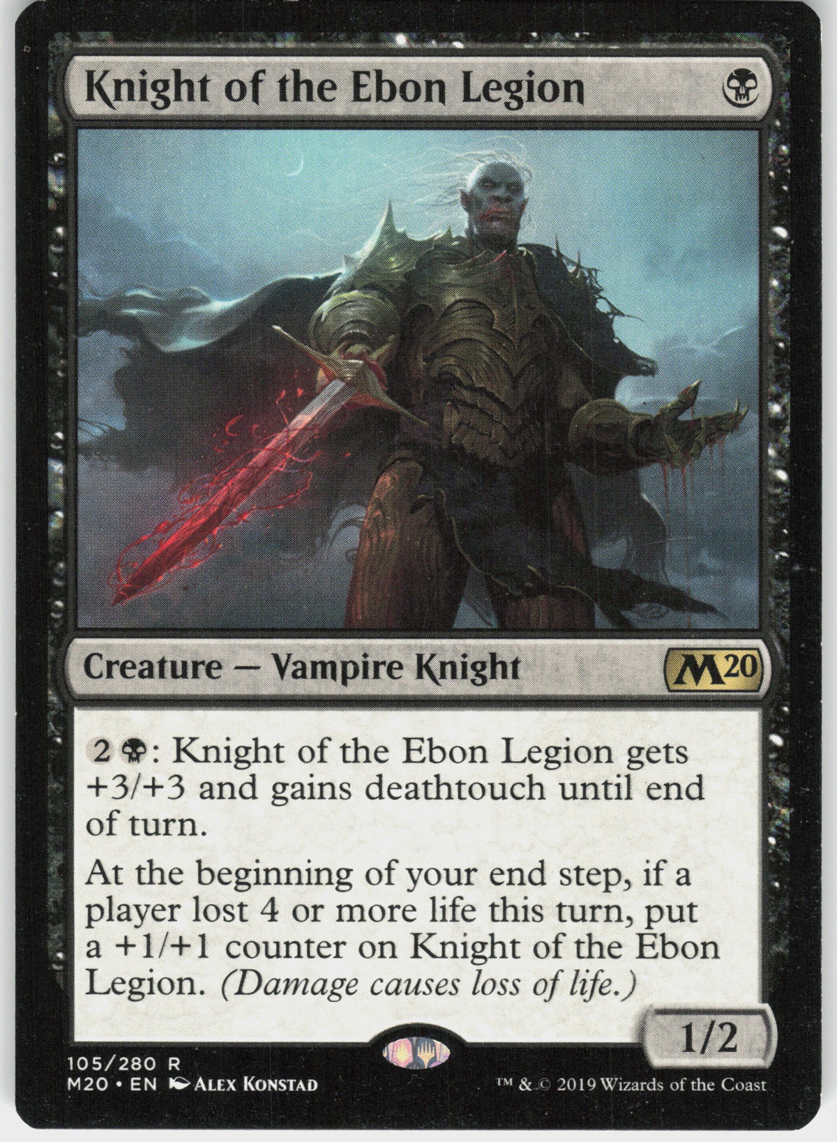 Knight of the Ebon Legion #105 LP