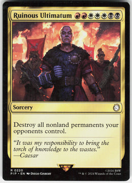 Ruinous Ultimatum #220 NM
