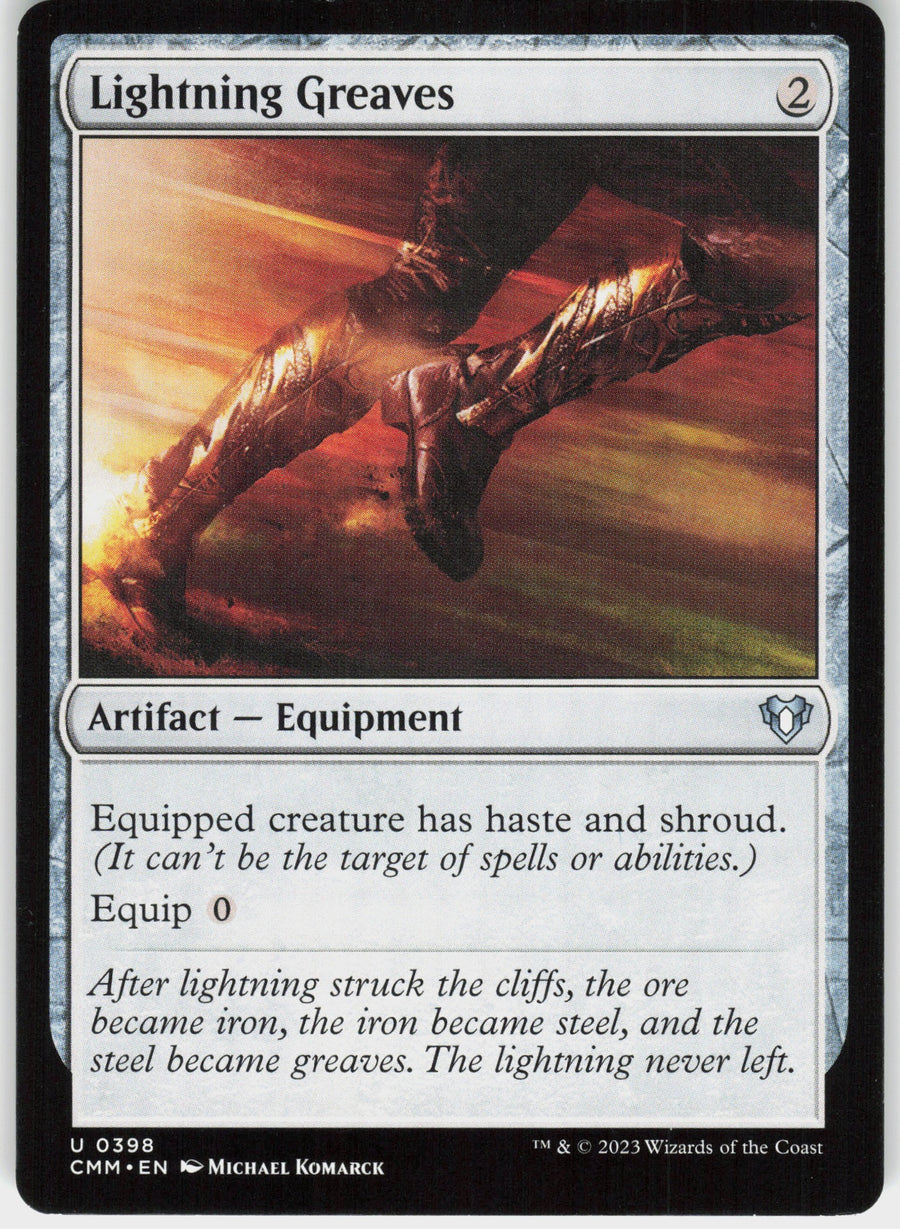 Lightning Greaves #398 NM