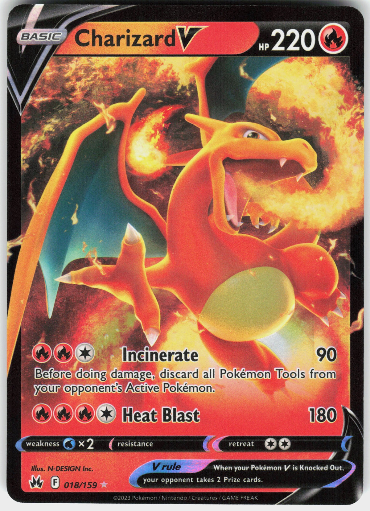 Charizard V #18 NM