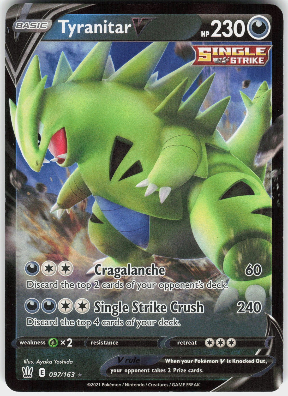 Tyranitar V #97 NM