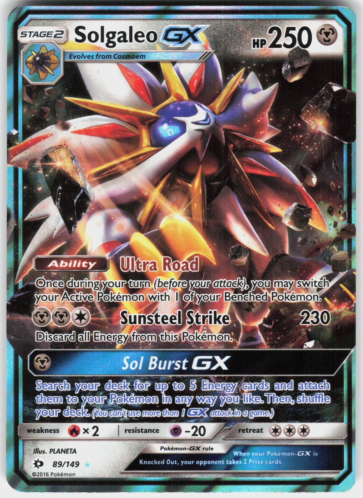 Solgaleo GX #89 NM