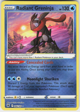 Radiant Greninja #46 NM