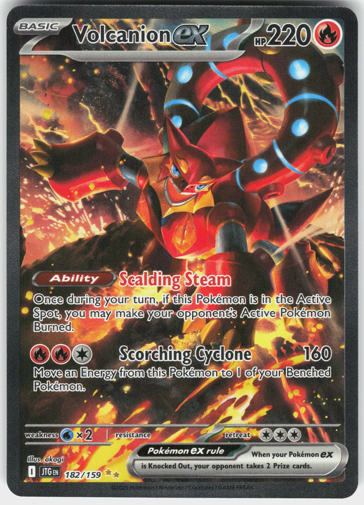 Volcanion ex #182 NM
