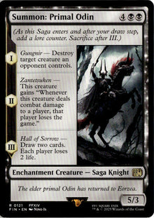 Summon: Primal Odin - Final Fantasy #121 - Near Mint - Normal