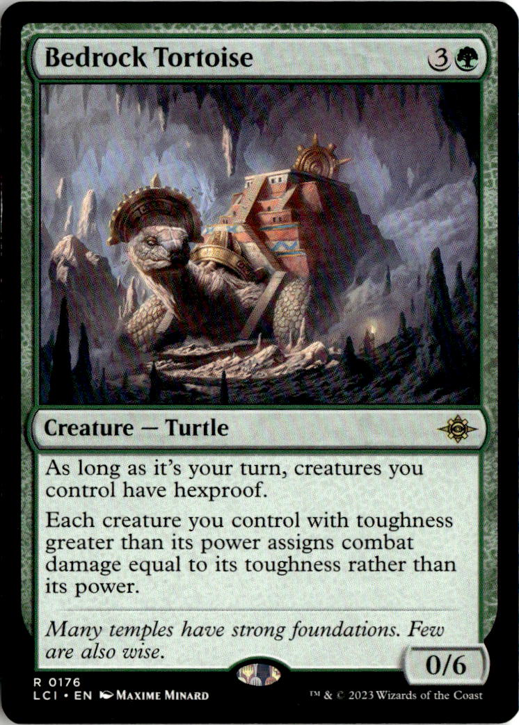 Bedrock Tortoise - The Lost Caverns of Ixalan #176 - Near Mint - Normal