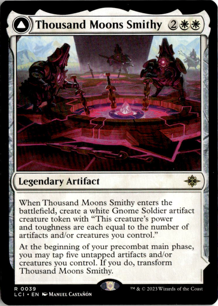 Thousand Moons Smithy // Barracks of the Thousand - The Lost Caverns of Ixalan #39 - Near Mint - Normal