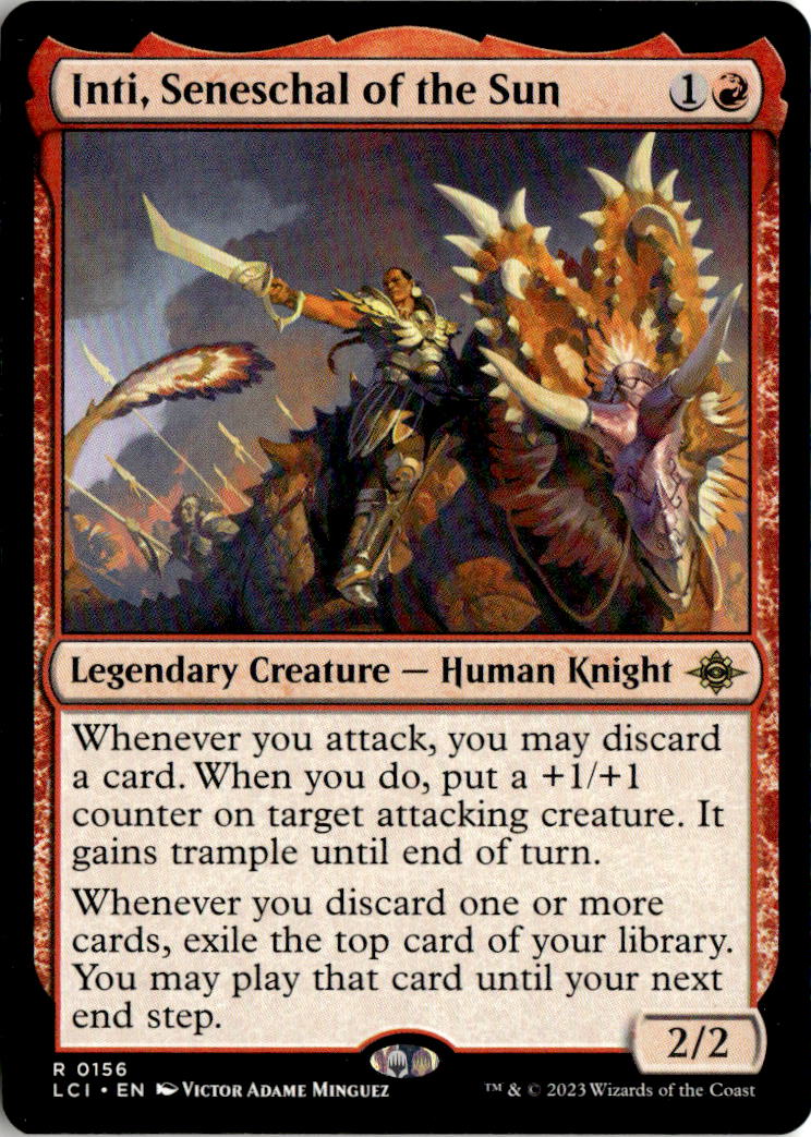 Inti, Seneschal of the Sun - The Lost Caverns of Ixalan #156 - Near Mint - Normal