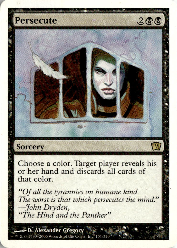 Persecute - Ninth Edition #151 - Near Mint - Normal