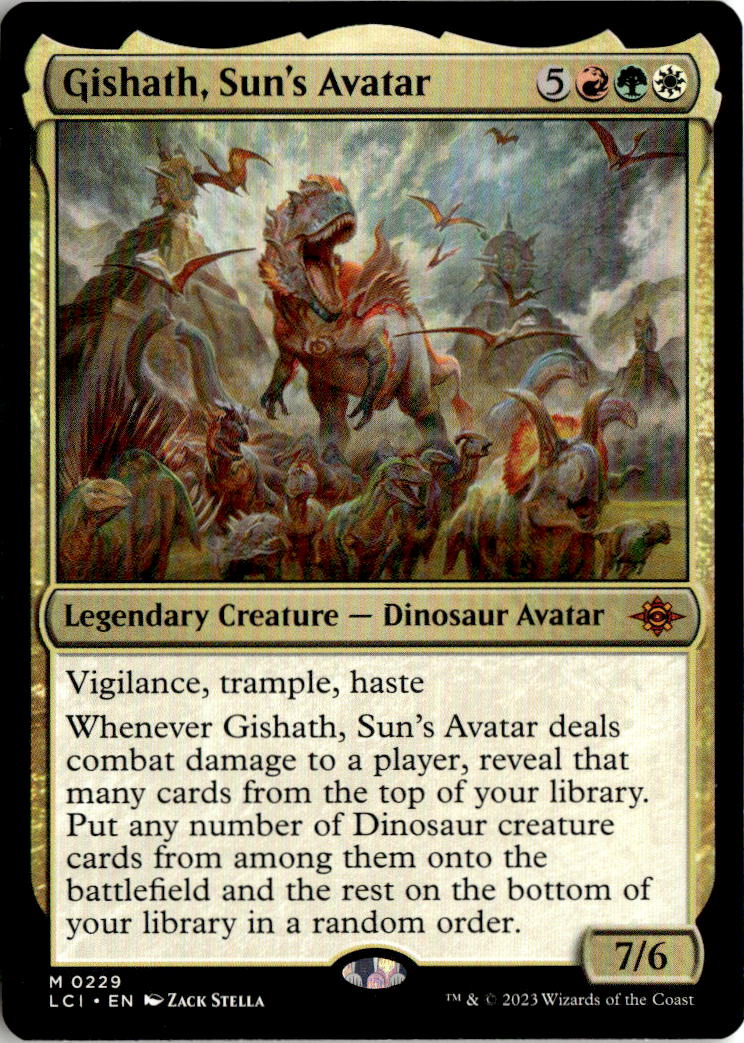 Gishath, Sun's Avatar - The Lost Caverns of Ixalan #229 - Near Mint - Normal
