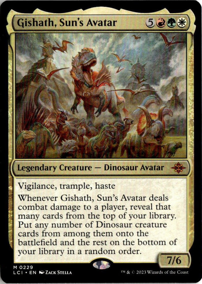 Gishath, Sun's Avatar - The Lost Caverns of Ixalan #229 - Near Mint - Normal