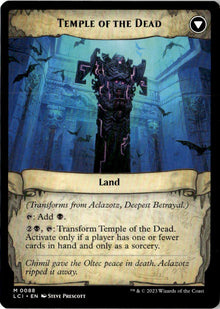 Aclazotz, Deepest Betrayal // Temple of the Dead - The Lost Caverns of Ixalan #88 - Near Mint - Normal
