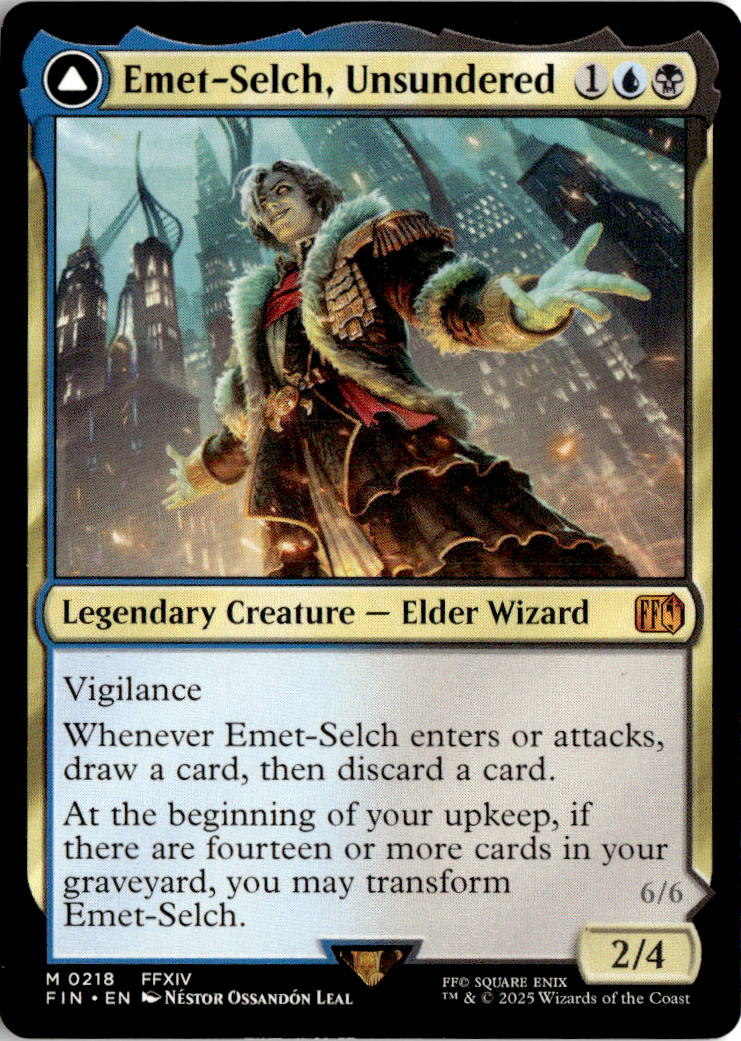 Final Fantasy TCG - Emet-Selch, Unsundered [Foil] #218 - Magic Final Fantasy #218 - Near Mint - Normal