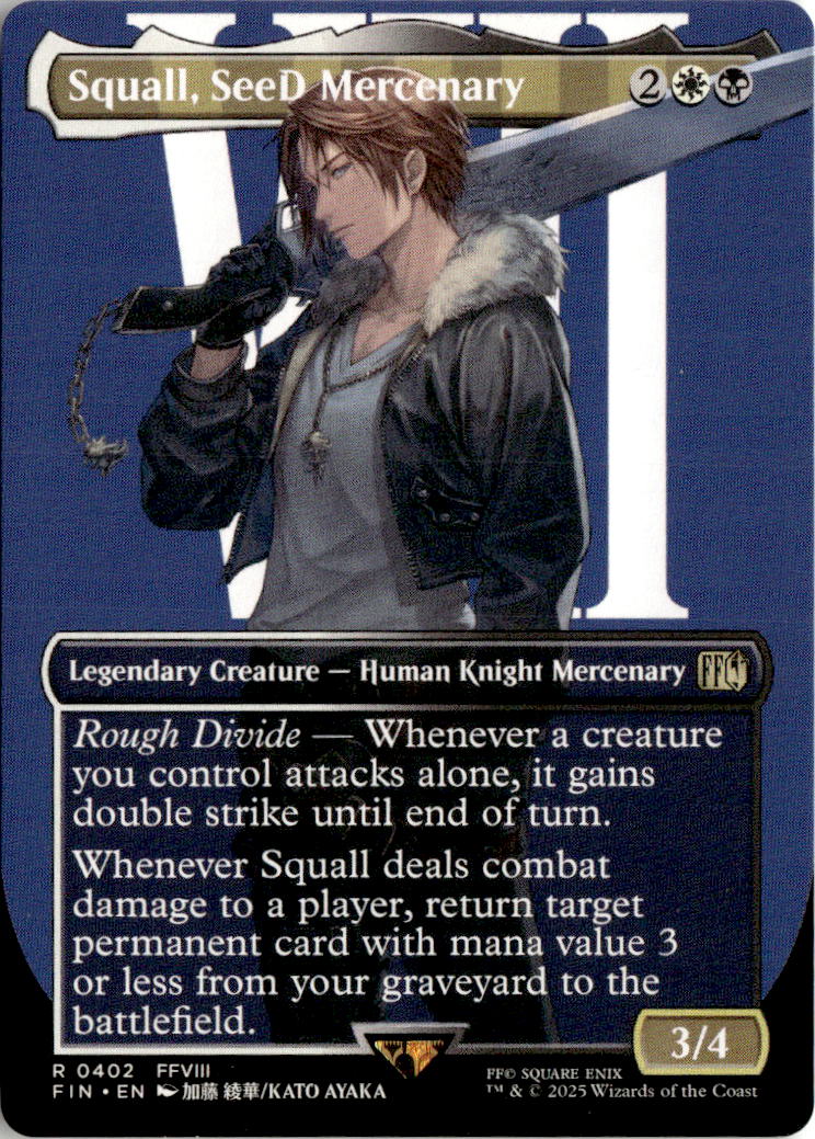 Squall, SeeD Mercenary - Final Fantasy #402 - Near Mint - Normal