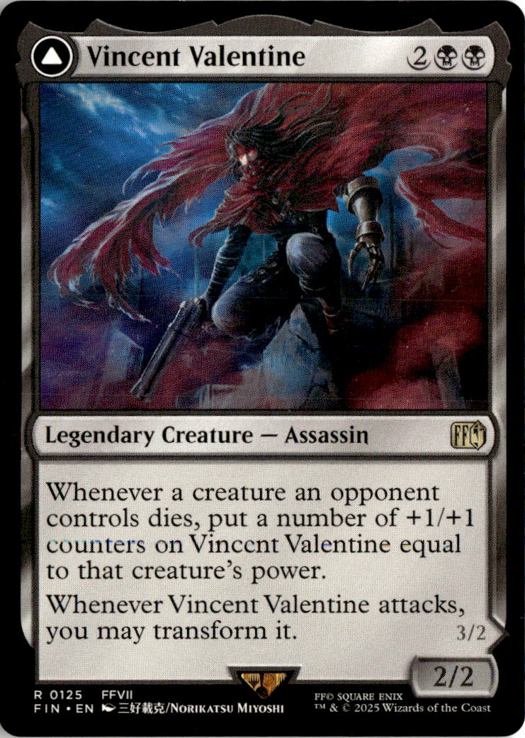 Vincent Valentine // Galian Beast - Final Fantasy #125 - Near Mint - Normal
