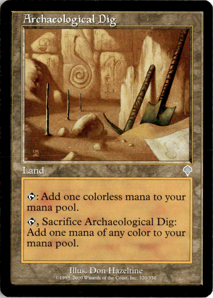 Archaeological Dig - Invasion #320 - Near Mint - Normal