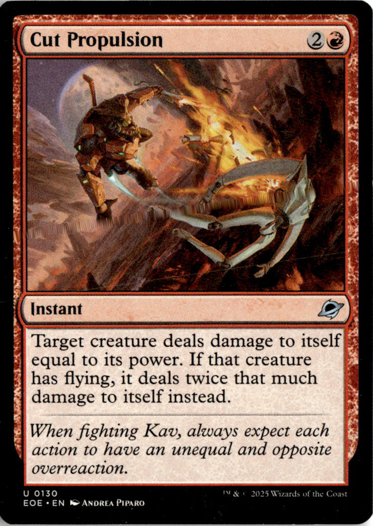 Cut Propulsion - Edge of Eternities #130 - Near Mint - Normal