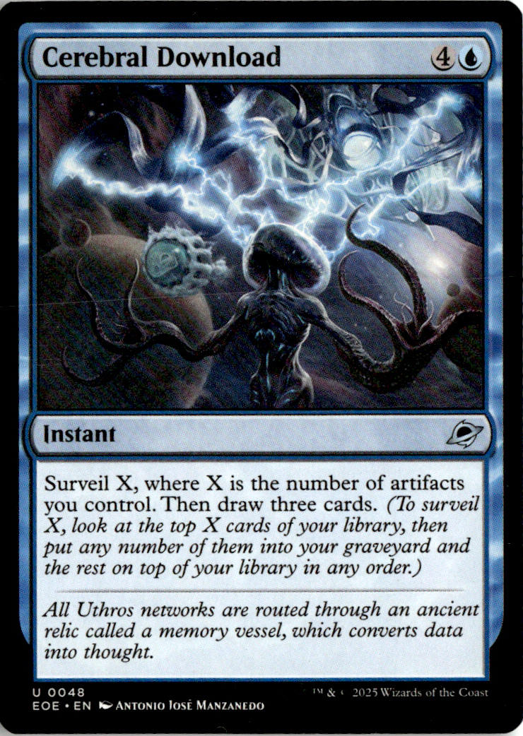 Cerebral Download - Edge of Eternities #48 - Near Mint - Normal