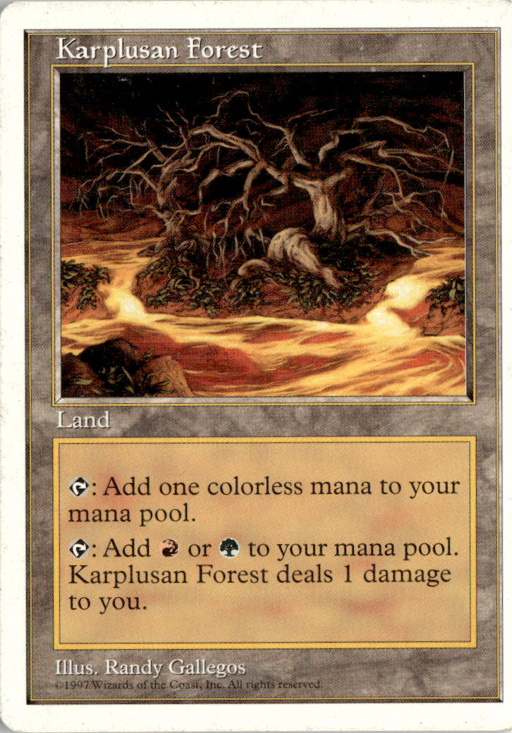 Karplusan Forest - Fifth Edition #421 - Near Mint - Normal