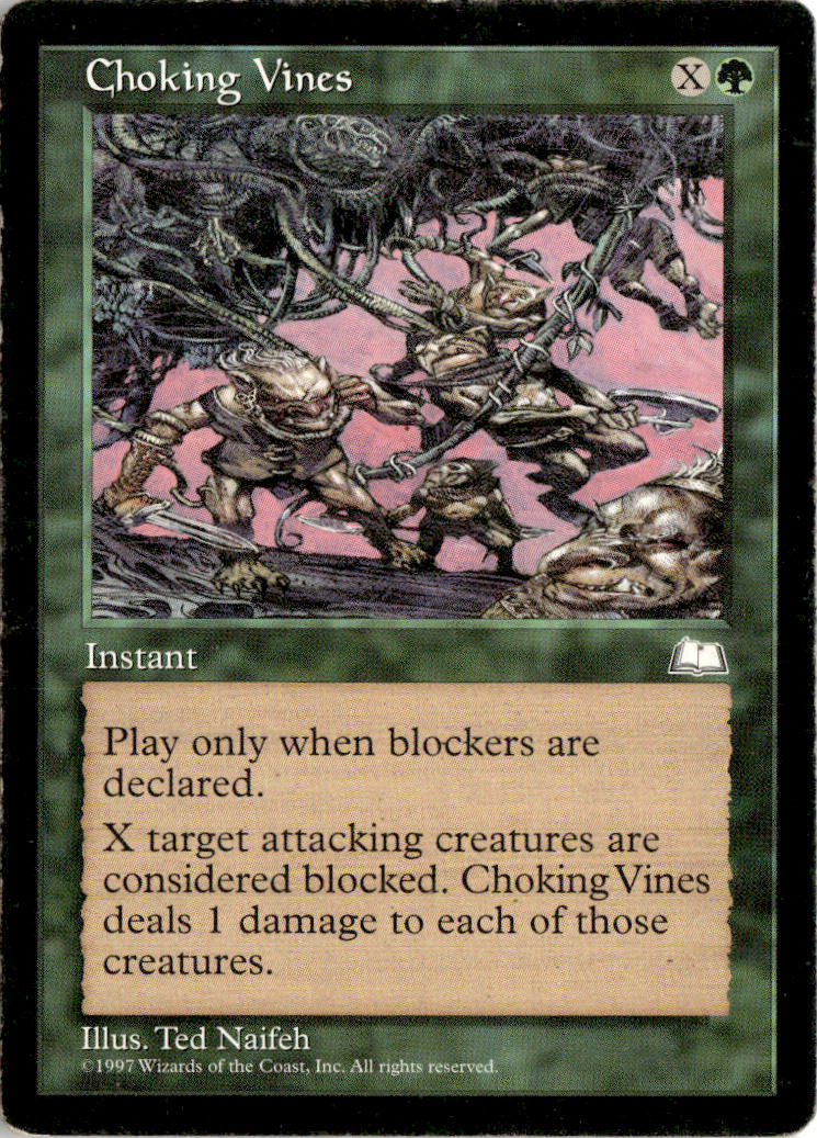 Choking Vines - Weatherlight #123 - Near Mint - Normal