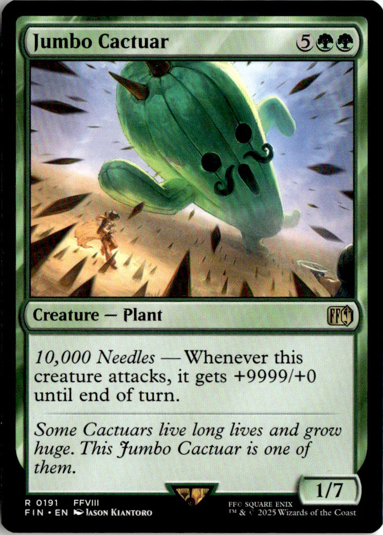 Jumbo Cactuar - Final Fantasy #191 - Near Mint - Normal