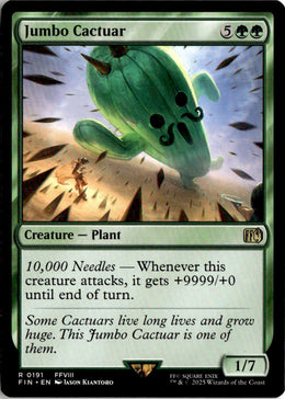 Jumbo Cactuar - Final Fantasy #191 - Near Mint - Normal