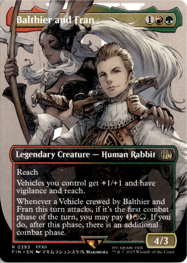 Balthier and Fran - Final Fantasy #393 - Near Mint - Normal