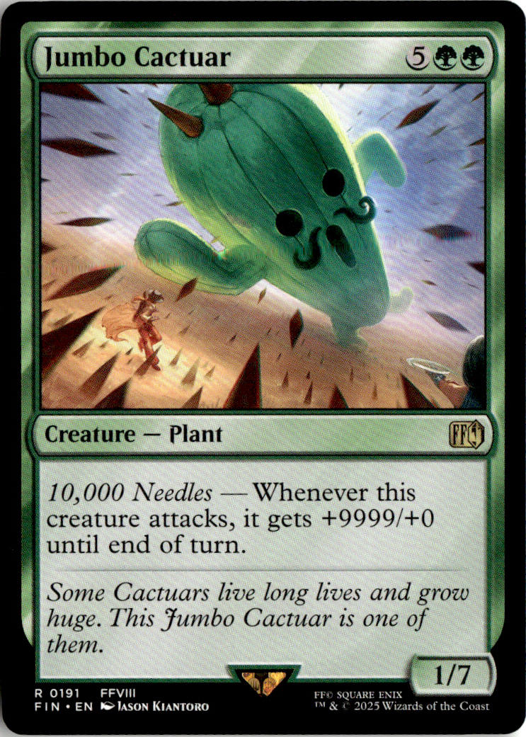 Jumbo Cactuar - Final Fantasy #191 - Near Mint - Normal