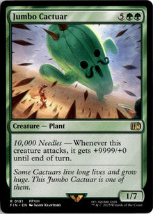 Jumbo Cactuar - Final Fantasy #191 - Near Mint - Normal