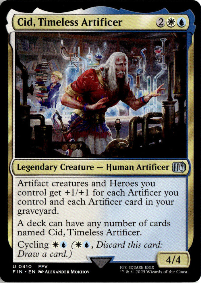 Cid, Timeless Artificer - Final Fantasy #410 - Near Mint - Normal