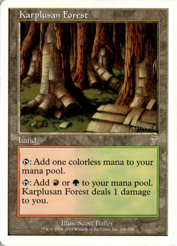 Karplusan Forest - Seventh Edition #336 - Near Mint - Normal