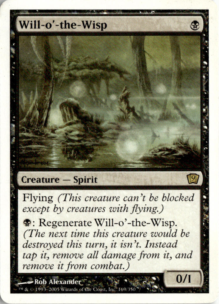 Will-o'-the-Wisp - Ninth Edition #169 - Near Mint - Normal