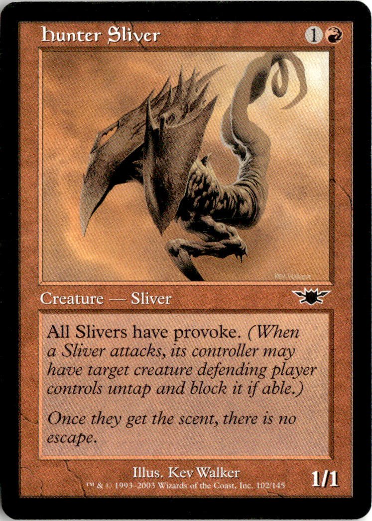 Hunter Sliver - Legions #102 - Near Mint - Normal