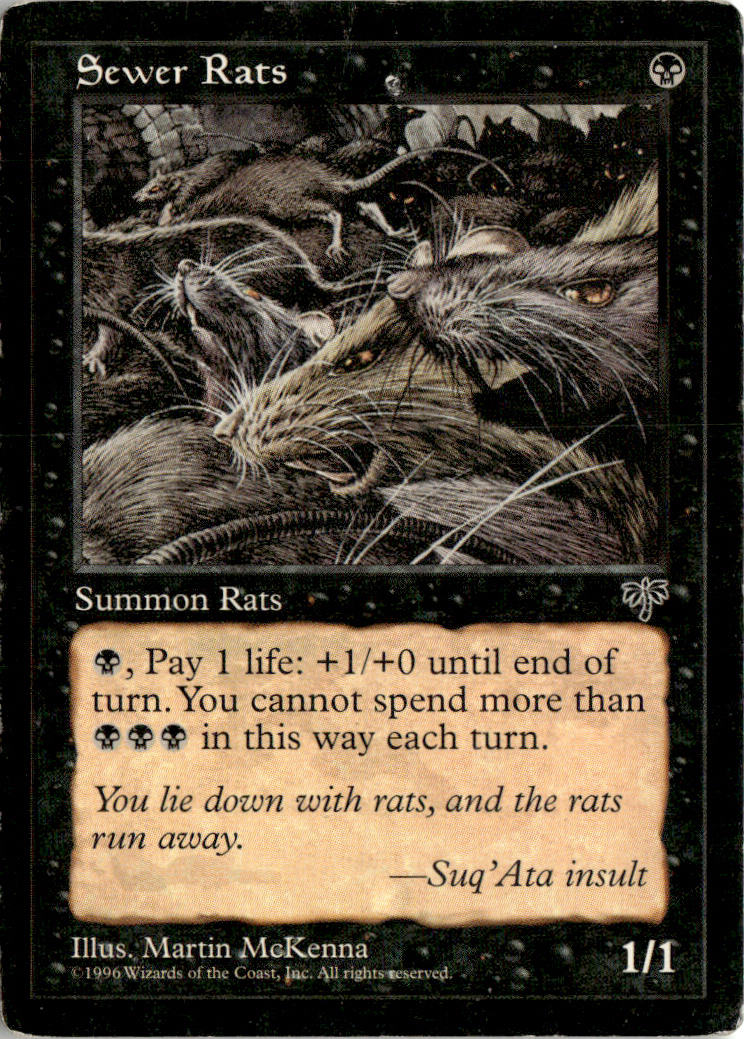 Sewer Rats - Mirage #139 - Near Mint - Normal