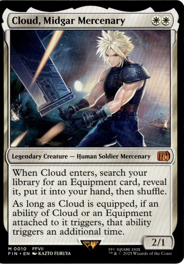 Cloud, Midgar Mercenary - Final Fantasy #10 - Near Mint - Normal