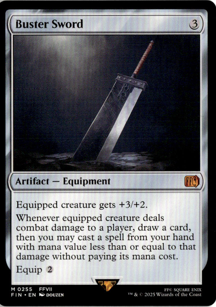 Buster Sword - Final Fantasy #255 - Near Mint - Normal