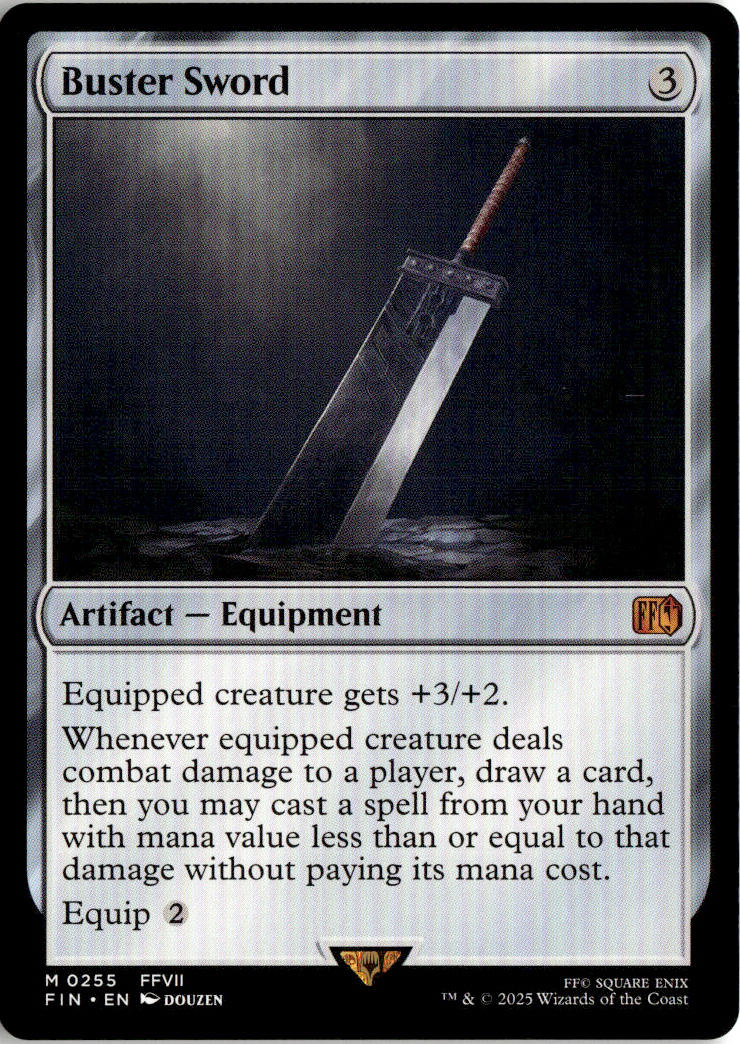 Buster Sword - Final Fantasy #255 - Near Mint - Normal