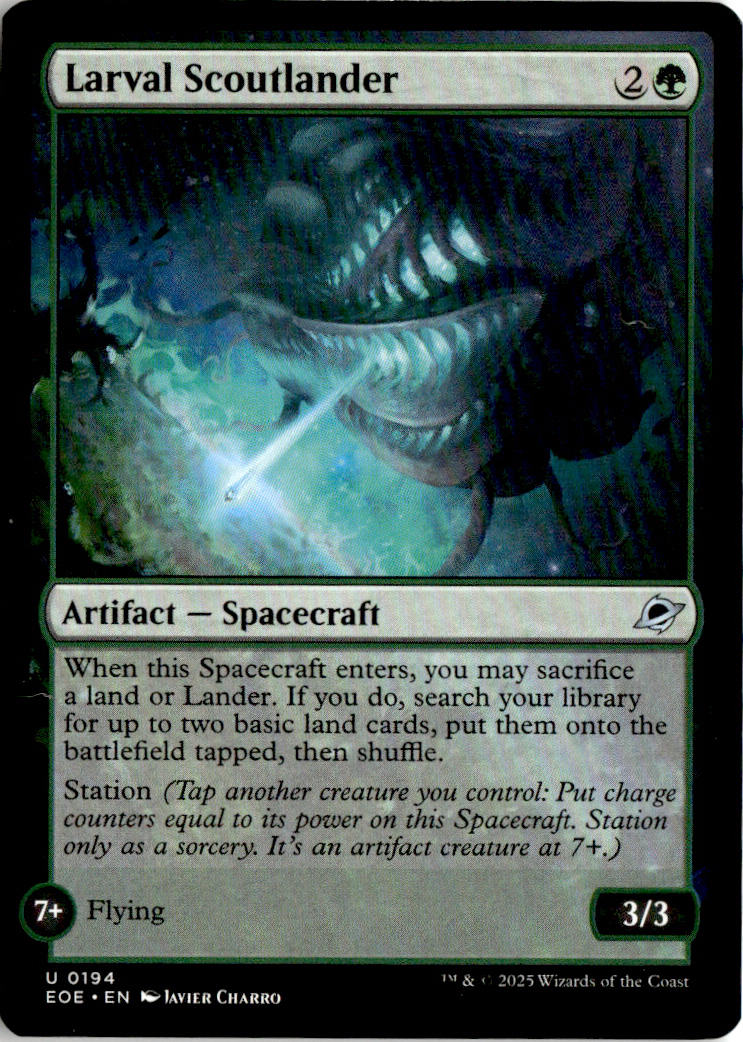 Larval Scoutlander - Edge of Eternities #194 - Near Mint - Normal