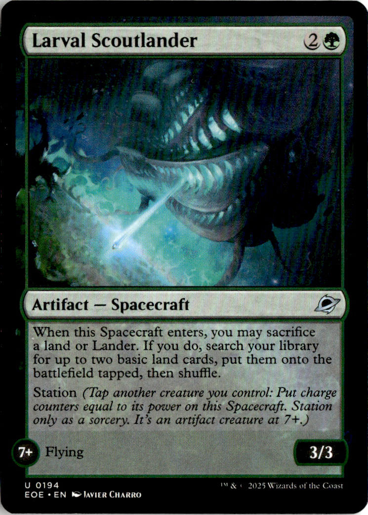 Larval Scoutlander - Edge of Eternities #194 - Near Mint - Normal