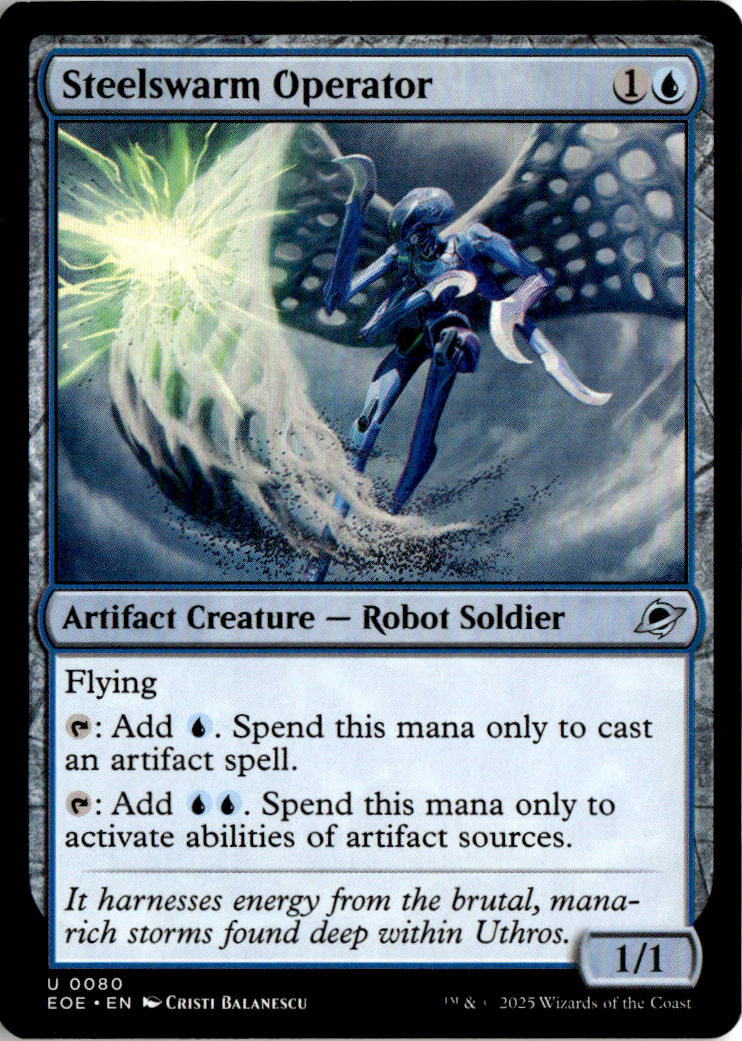 Steelswarm Operator - Edge of Eternities #80 - Near Mint - Normal